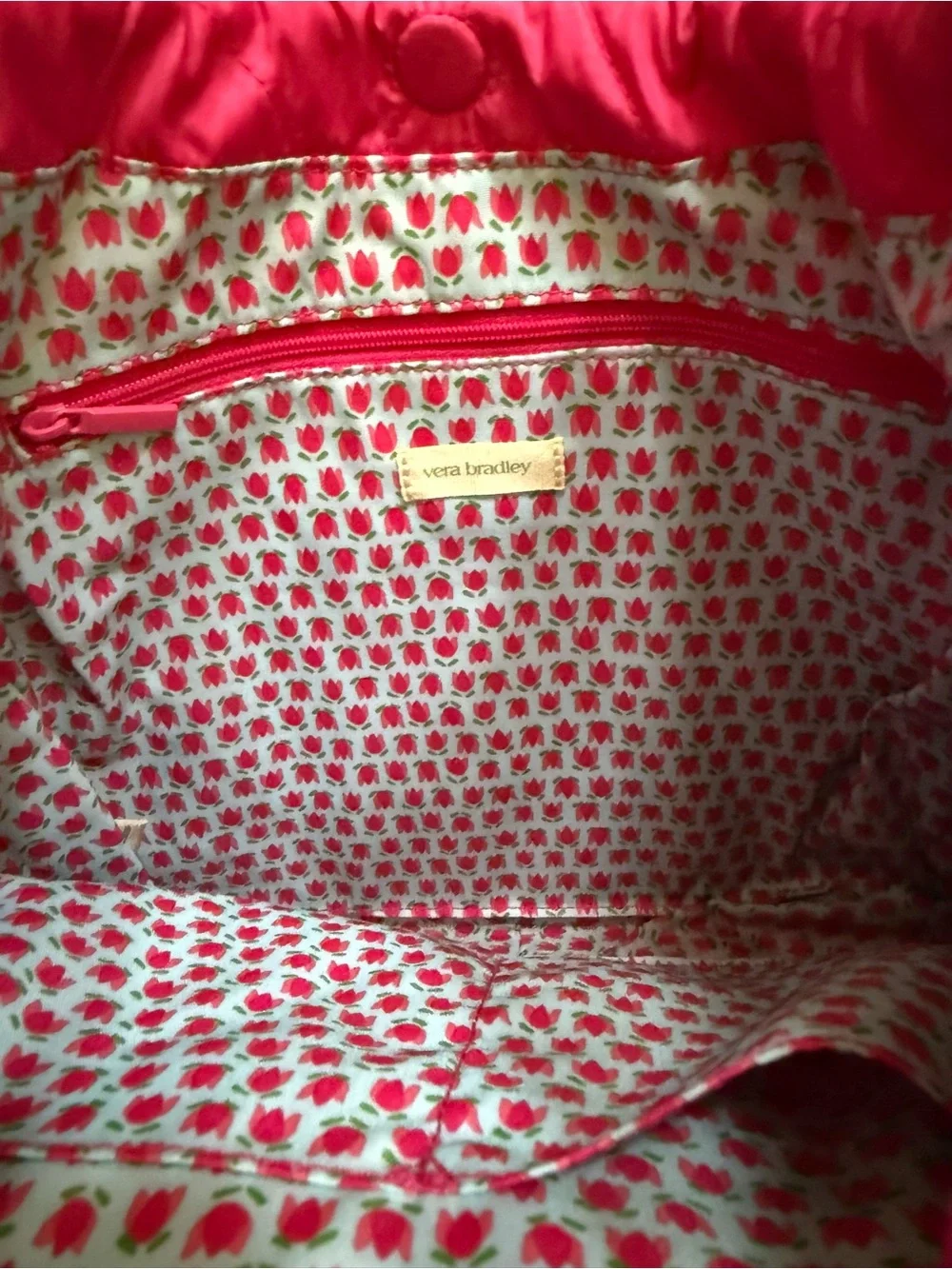 Vera Bradley Lighten Up Quilted Hobo Bag Pink